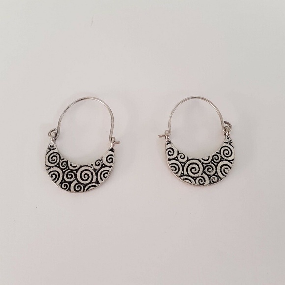Jewelry - Earring Fashion Jewelry New Hoop Silver